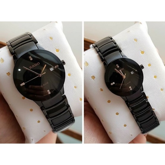 Rado Jublie DaiStar Full Black Couple Watch