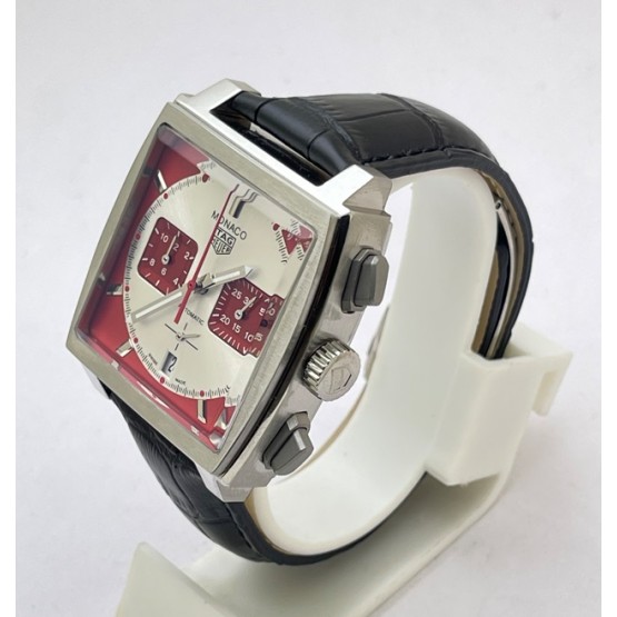 Tag Heuer Monaco Caliber 12 Red & White Watch