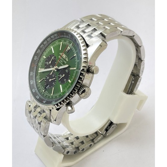 Breitling Navitimer B01 Mint Green Chronograph Steel Watch