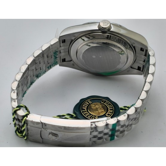 Rolex Date-Just Green Fluted Motif Swiss Automatic Watch