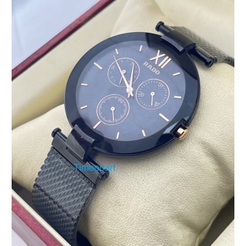 Rado Full Black Choronogrpah Watch