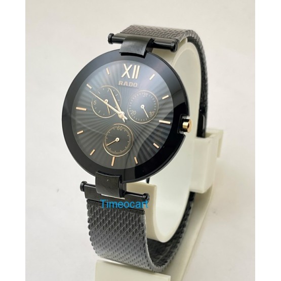 Rado Full Black Choronogrpah Watch