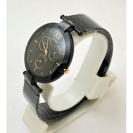 Rado Full Black Choronogrpah Watch