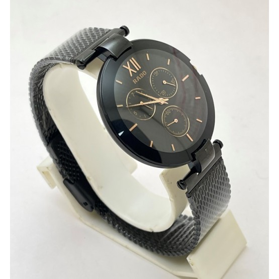 Rado Full Black Choronogrpah Watch