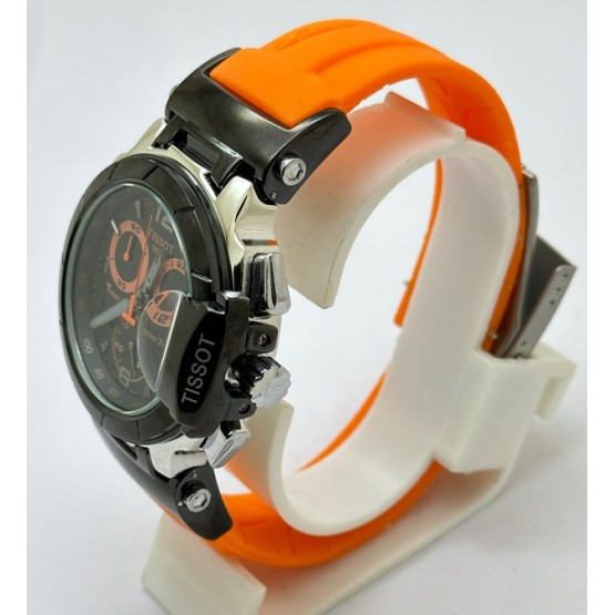 Tissot T - Race Moto GP Orange Rubber Strap Watch