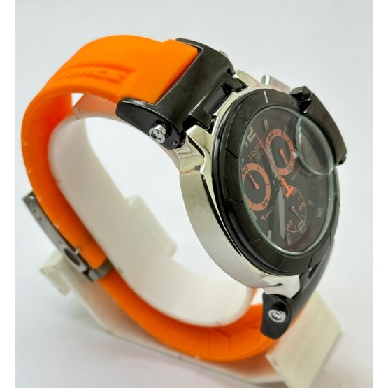 Tissot T - Race Moto GP Orange Rubber Strap Watch