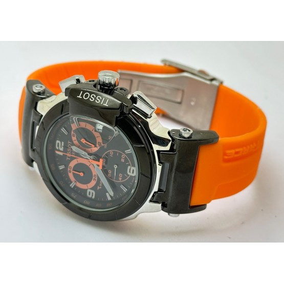 Tissot T - Race Moto GP Orange Rubber Strap Watch