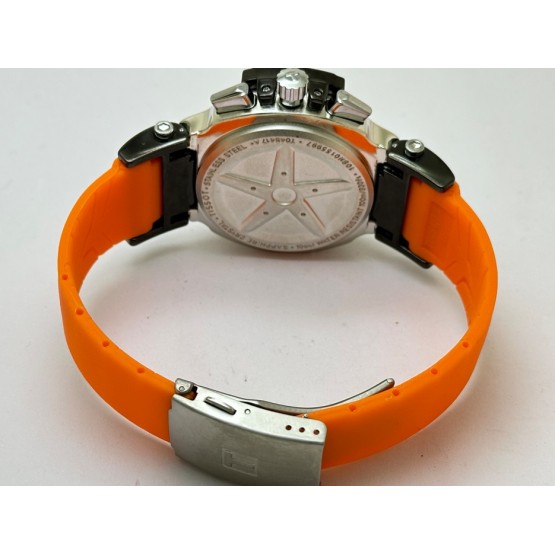 Tissot T - Race Moto GP Orange Rubber Strap Watch