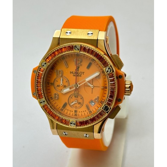 Hublot Big Bang Tutti Frutti Orange Ladies Watch