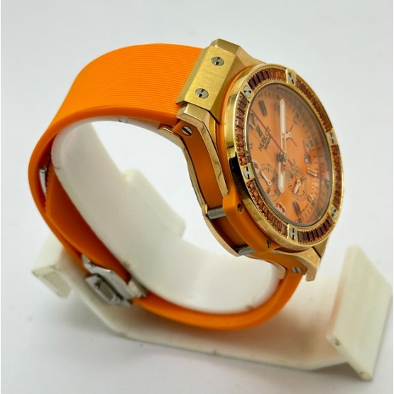 Hublot Big Bang Tutti Frutti Orange Ladies Watch