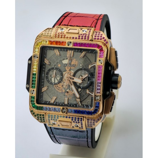 Hublot Square Bang Unico Rainbow Watch