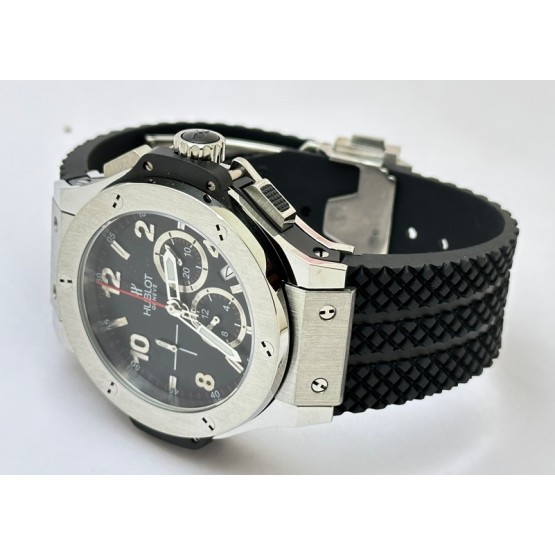 Hublot Big Bang Steel Black 2 Rubber Strap Watch