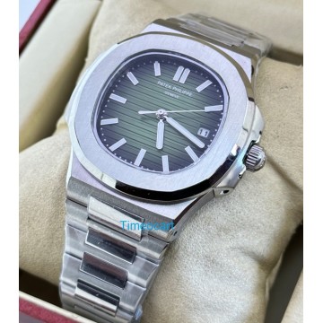 Patek Philippe Nautilus Steel Green Swiss Automatic Watch