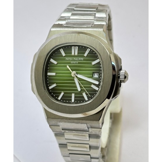 Patek Philippe Nautilus Steel Green Swiss Automatic Watch