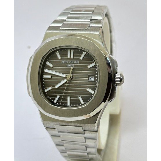 Patek Philippe Nautilus Steel Grey Swiss Automatic Watch