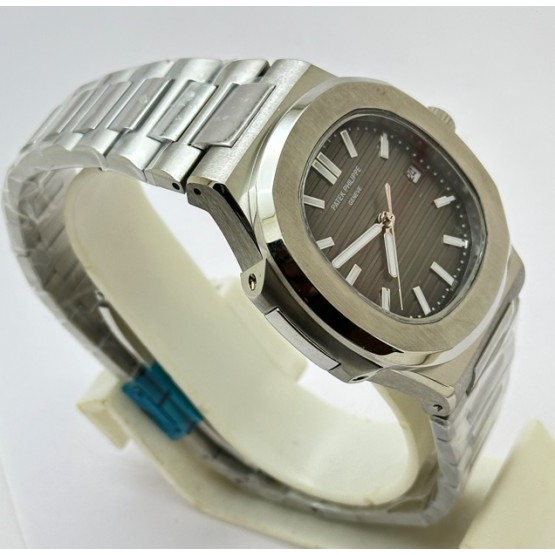 Patek Philippe Nautilus Steel Grey Swiss Automatic Watch