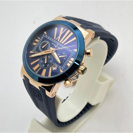 Ulysse Nardin Executive CHRONOGRAPH Blue Rubber Strap Watch