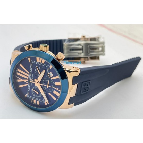 Ulysse Nardin Executive CHRONOGRAPH Blue Rubber Strap Watch