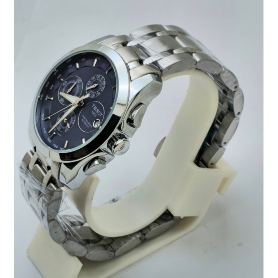 Tissot Couturier Blue Steel Bracelet Watch