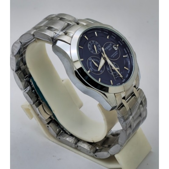 Tissot Couturier Blue Steel Bracelet Watch