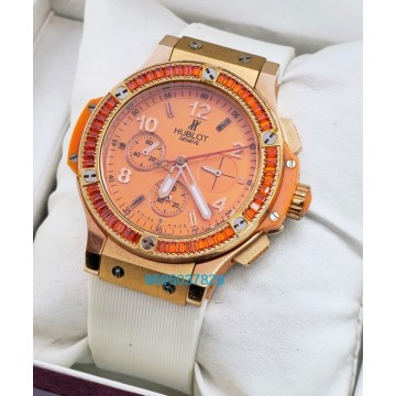 Hublot Big Bang Tutti Frutti Orange Ladies Watch