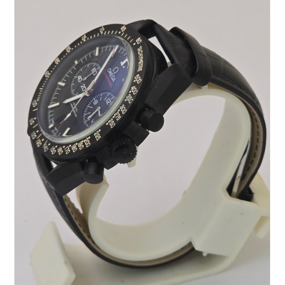 Omega Speedmaster Dark Side Of Moon Black Strap Watch