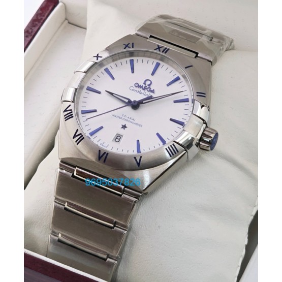 Omega Constellation Double Eagle Blue Marking Limited Edition Swiss Automatic Watch