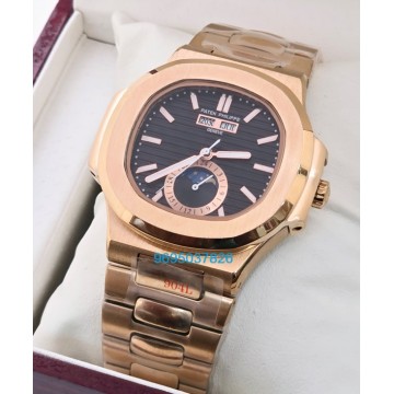 Patek Philippe Nautilus Annual Calendar Rose Gold Swiss Automatic Watch