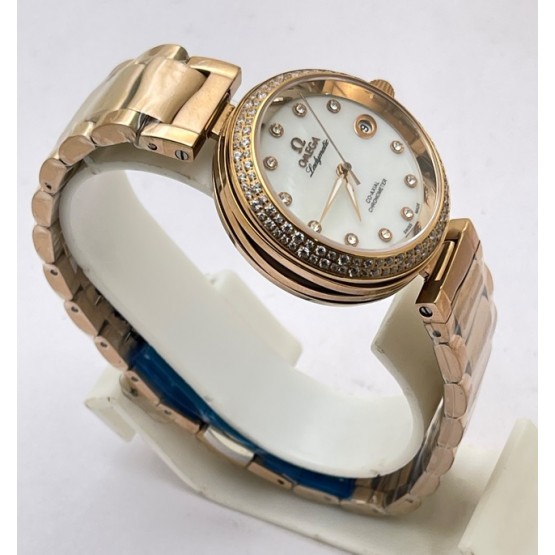 Omega Ladymatic Nicole Kidman Mother Of Pearl Dial Ladies Watch