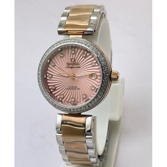 Omega Ladymatic Nicole Kidman Pink Dual Tone Ladies Watch