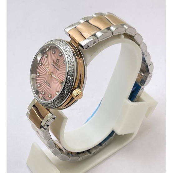 Omega Ladymatic Nicole Kidman Pink Dual Tone Ladies Watch