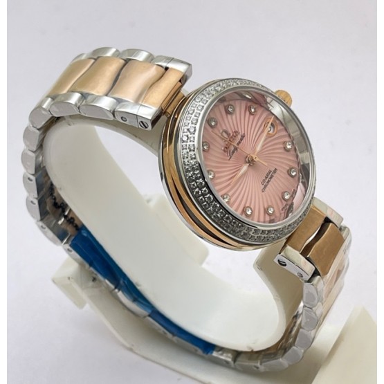 Omega Ladymatic Nicole Kidman Pink Dual Tone Ladies Watch