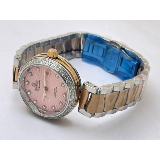 Omega Ladymatic Nicole Kidman Pink Dual Tone Ladies Watch