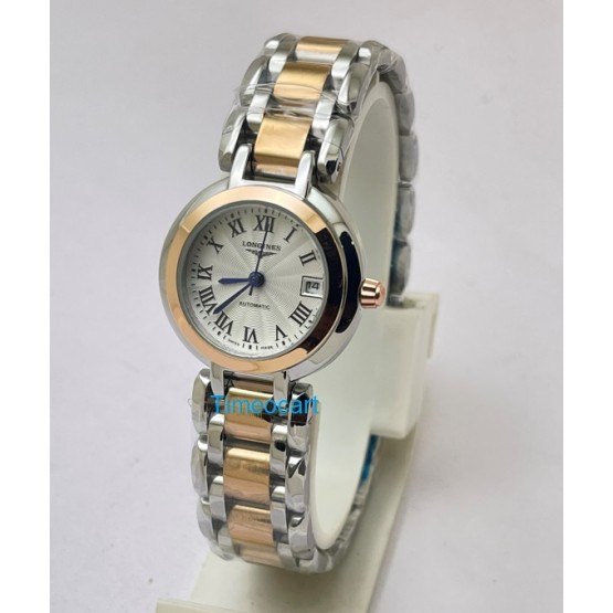 Longines Prima Luna Roman Mark Dual Tone Ladies Watch