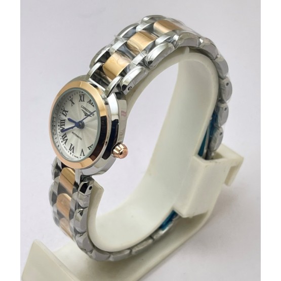 Longines Prima Luna Roman Mark Dual Tone Ladies Watch