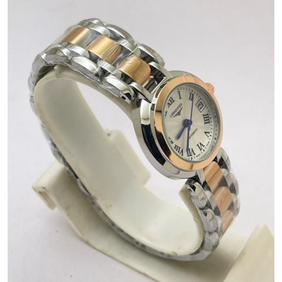 Longines Prima Luna Roman Mark Dual Tone Ladies Watch