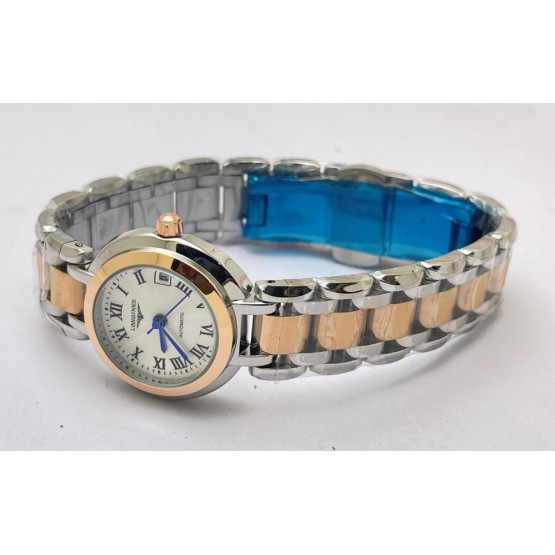 Longines Prima Luna Roman Mark Dual Tone Ladies Watch