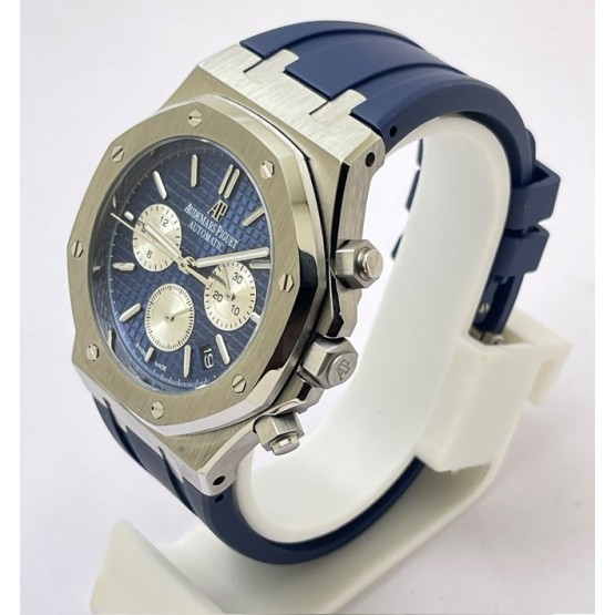 Audemars Piguet Chronometer Blue Rubber Strap Watch