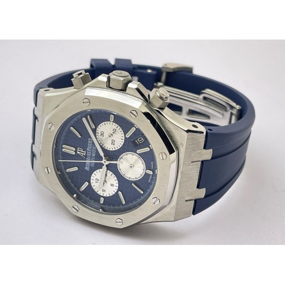 Audemars Piguet Chronometer Blue Rubber Strap Watch