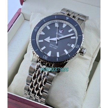 Rado Captain Cook Black Steel Swiss Automatic Watch