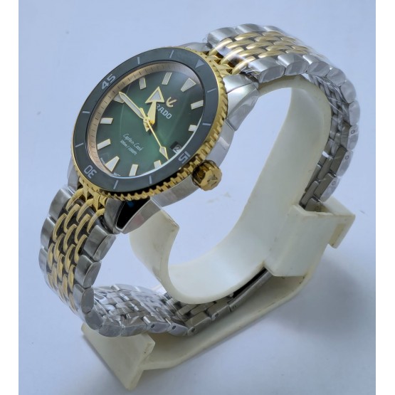 Rado Captain Cook Green Dual Tone Swiss Automatic Watch