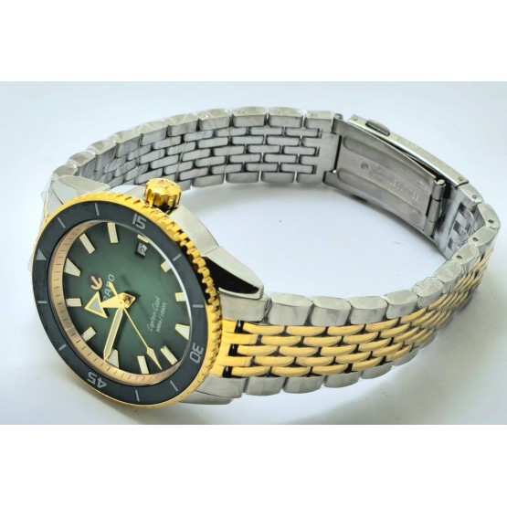 Rado Captain Cook Green Dual Tone Swiss Automatic Watch