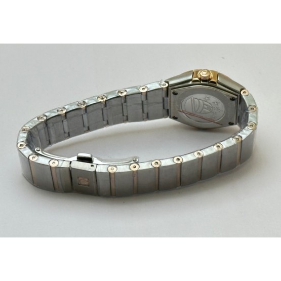 Omega Constellation Diamond Mark Mother Of Pearl Diamond Bezel Ladies Watch