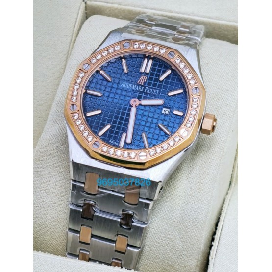 Audemars Piguet Royal Oak Diamond Blue Ladies Watch