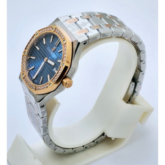 Audemars Piguet Royal Oak Diamond Blue Ladies Watch