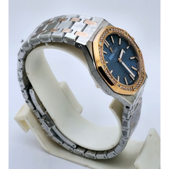 Audemars Piguet Royal Oak Diamond Blue Ladies Watch