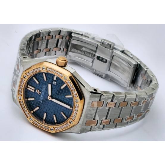 Audemars Piguet Royal Oak Diamond Blue Ladies Watch