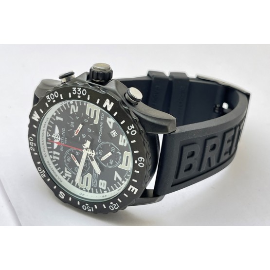  Endurance Pro Chronometer Black Rubber Strap Watch