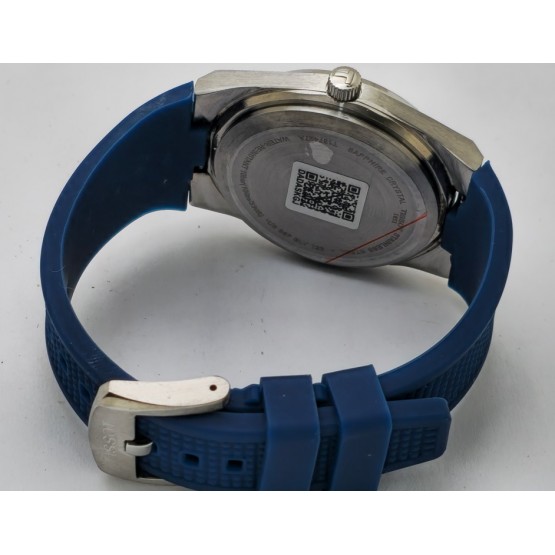 Tissot Prx Powermatic 80 Blue Rubber Strap Watch