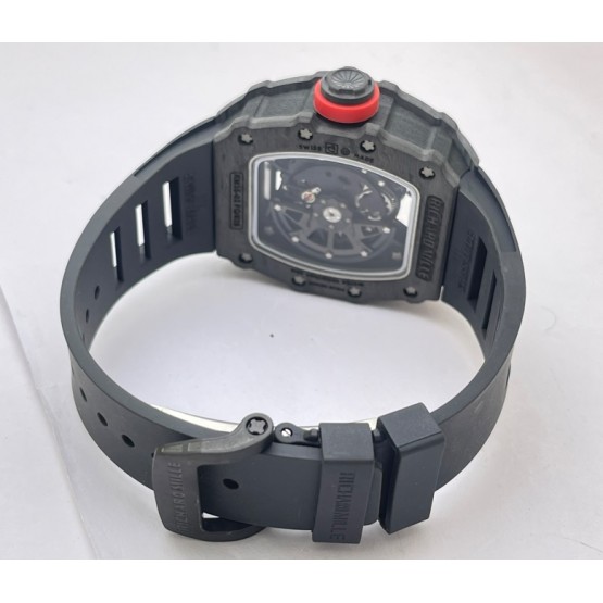 Richard Mille RM35-02 Rafael Nadal Black Carbon Swiss ETA 7750 Valjoux Movement Watch